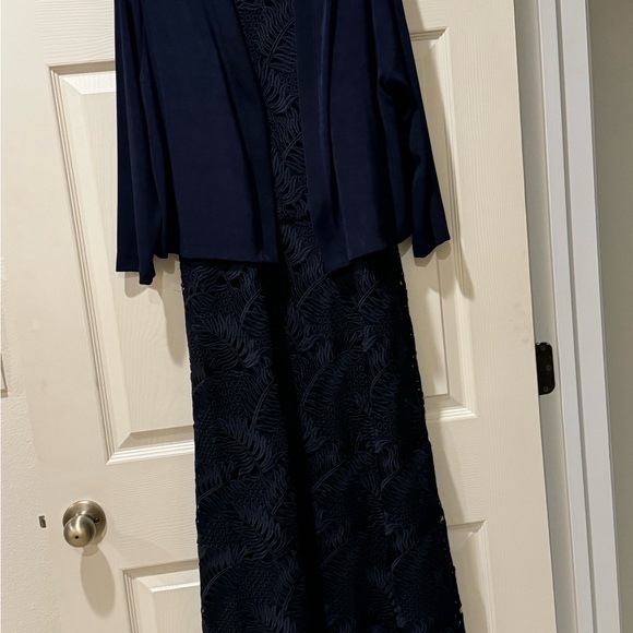 Chico’s - short cardigan - party - navy - size 1/M - Picture 3 of 5